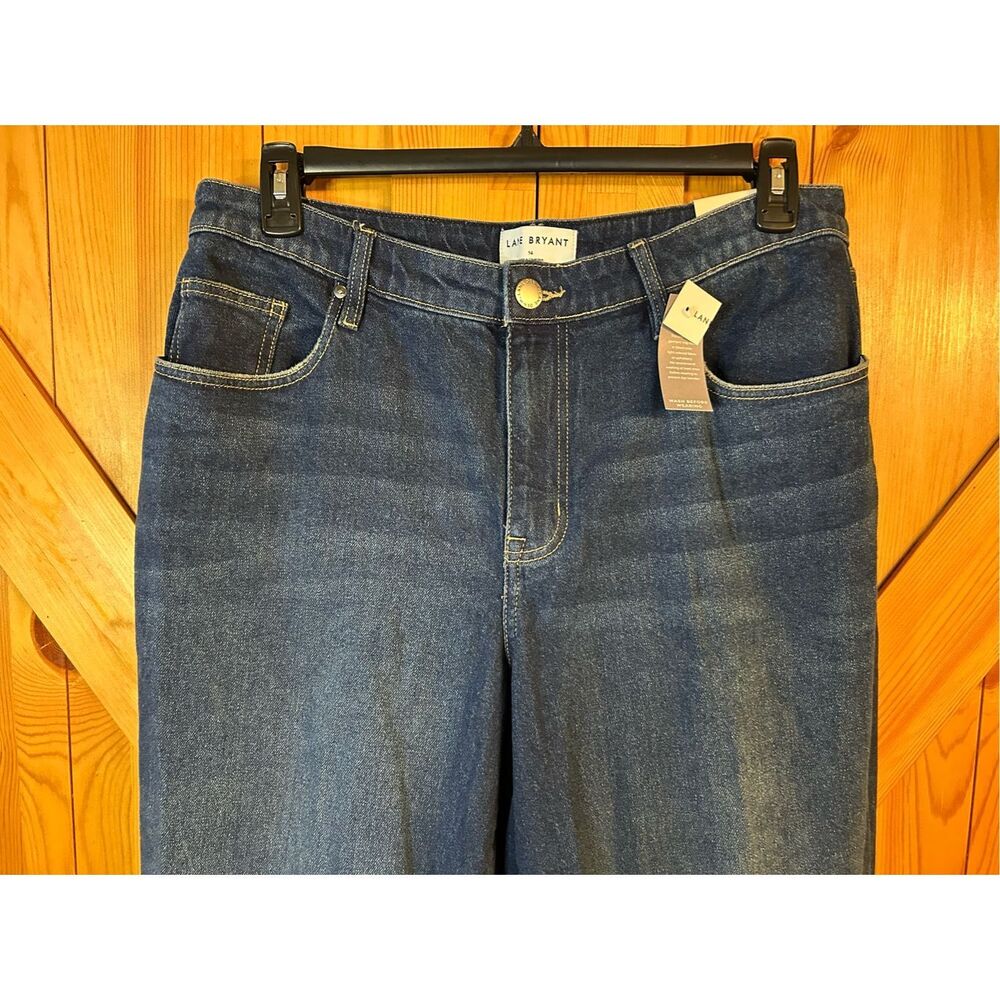 Lane Bryant Jeans Womens Size 14 Capri Boyfriend Dark Wash nwt (0911) - Picture 4 of 10